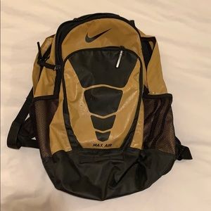Gold Nike Elite backpack